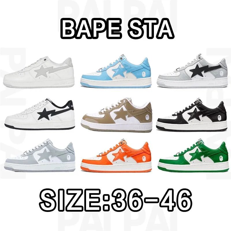 Bape Ape/Sta Size：36-46